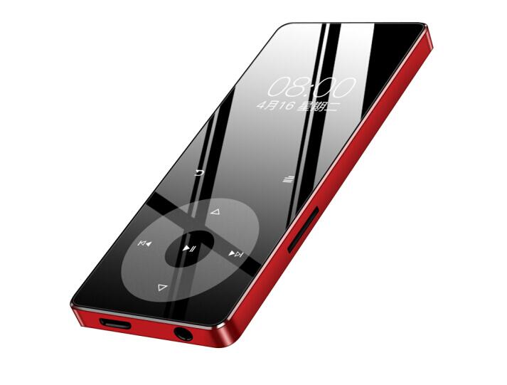 銳族(RUIZU) X02 8G 紅色 外放金屬觸摸無損音樂播放器mp3/mp4 隨身聽英語學習聽力錄音